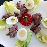 recette salade aux foie de volailles confit