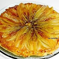 recette Tatin d'endives à la cassonade et moutarde douce, végétarien