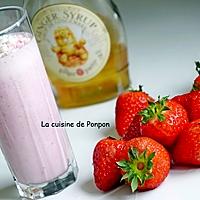 recette Boisson aux fraises et sirop de gingembre