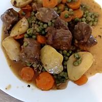 recette sauté d'agneau et ses légumes