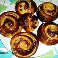 recette brioches citron et raisins secs