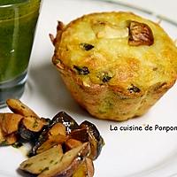 recette Muffin aux champignons des bois