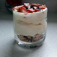 recette VERRINE FRAISE CHOCOLAT BLANC MASCARPONE