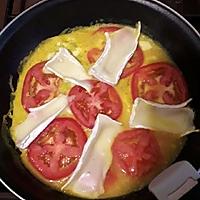 recette Omelette tomate brie