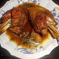 recette Jarret  d agneau au romarin