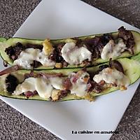 recette Courgettes farcies à la viande hachée