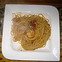 recette Spaghettis aux scampis