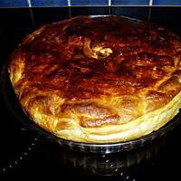 recette tourte au lardons