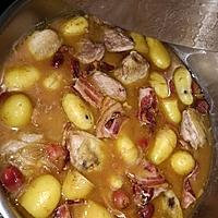 recette filets de caille à la bière /aux cerise/ pomme de terre nouvelle