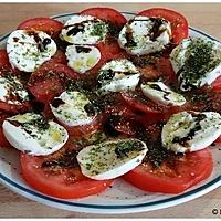 recette Tomates mozzarella « Ma chérie »