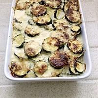 recette gratin de courgettes au fromage ail et fine herbes