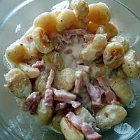 recette Gnocchis à la carbonara