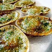 recette Palourdes farcies au beurre d'escargots...