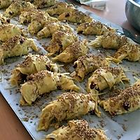 recette Croissants feuilletés au saumon