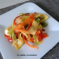 recette Tagliatelles de légumes