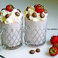 recette Mousse gourmande de fraises