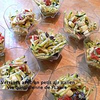 recette Verrines avec un petit air Italien