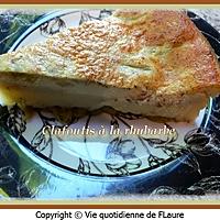 recette Clafoutis à la rhubarbe