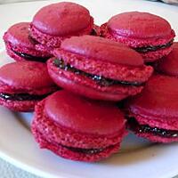 recette Les macarons à la framboise