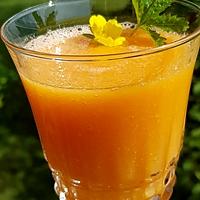 recette Soupe glacée de melon au citron vert gingembre et miel