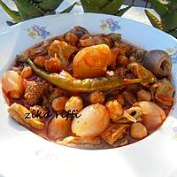 recette KHAMMOURYA- KHAMOURIA- PLAT DE TRIPES AUX OIGNONS ET VINAIGRE