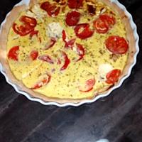 recette Tarte estivale poulet/tomates