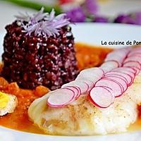 recette Filet de cabillaud cuit à basse température à la sauce américaine