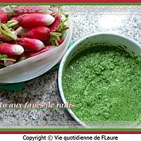 recette Pesto aux fanes de radis