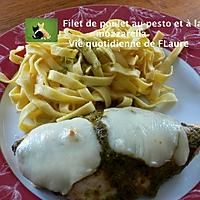 recette Filet de poulet au pesto et à la mozzarella