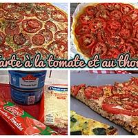 recette TARTE A LA TOMATE ET AU THON