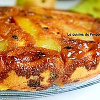 recette Gâteau aux poires parfumées à la liqueur de poires Williams et caramélisées