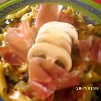 recette pestasotto au jambon cru et légumes