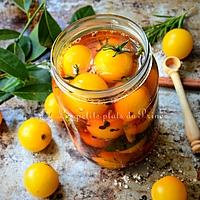 recette Pickles de tomates jaunes