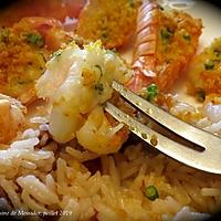recette Langoustines au beurre de fleur d’ail, enrobage craquant +