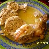 recette Cuisse de poulet farcie