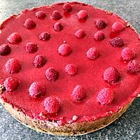 recette Cheesecake aux mures et son coulis de famboise