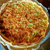 recette quiche saumon poireaux à ma façon