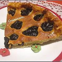 recette Tarte Amandine aux pruneaux.