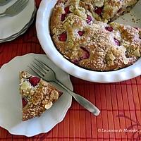 recette Tarte sans croûte coco-fraises +