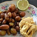 recette Pommes de terre rôties et houmous