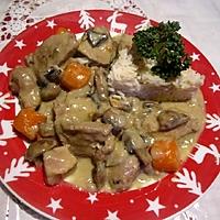 recette Blanquette de veau à ancienne à ma façon.