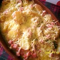 recette pommes de terre à la béchamel