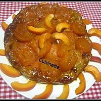 recette Tatin aux abricots frais.