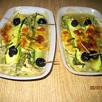 recette Filets de sole aux courgettes et mozzarella.cuisinette