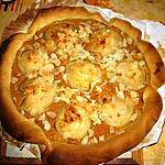 recette tarte aux poire à la crème de pain d'épices