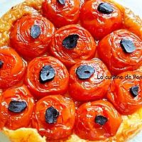 recette Tatin de tomates et ail noir, végétarien