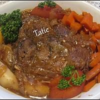 recette Bœuf mariné au vin rouge,et légumes.Cookéo.