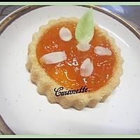 recette Tartelettes à la confiture aux abricots allégées.