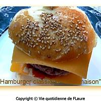 recette Hamburger classique mais "maison"