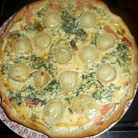 recette Quiche au saumon fumé,fromage de chévre et aneth